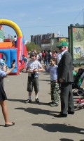 Празднование Дня Победы 9 мая 2013 года г.Москва, ул. Хачатуряна