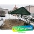 Палатка Каркасная утепленная зеленого цвета 3х4